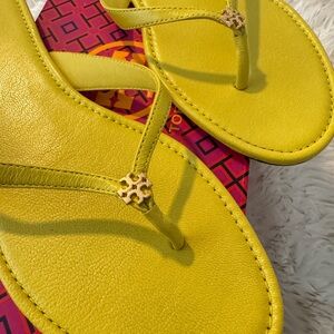 Tory Burch Bright Yellow Sandals